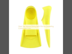 Pinze da nuoto da immersione in silicone aperte per lo snorkeling colore personalizzato