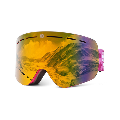 High Quality Double Layers Anti-Fog Mirror Lens Custom Winter Outdoor Snow Sports Snowboard Sport Eyewear Ski Goggles