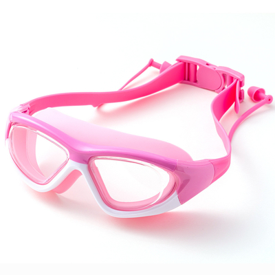 Anti occhiali di protezione di nuoto della nebbia dei bambini con gli occhiali surdimensionati di sport della lente delle spine dell'orecchio
